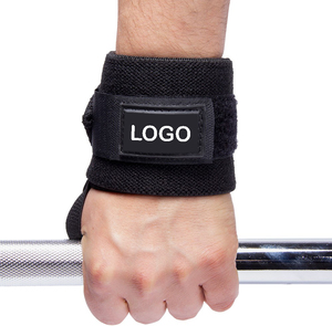 Muñequera antideslizante para levantamiento de pesas para hombres y mujeres, correas de agarre perfectas con logotipo personalizado, precio barato, venta al por mayor - Product Image 2
