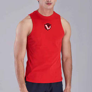 100% coton Gym débardeur pour hommes lourd GSM séchage rapide respirant Style sportif Logo personnalisé blanc plaine sans manches T-Shirt - Product Image 3