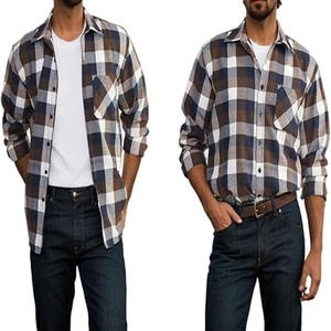 Chemise en flanelle pour homme, vêtements d'extérieur, haute qualité, anti-froissement, prix raisonnable, chemise en flanelle pour homme tendance, légère - Product Image 4