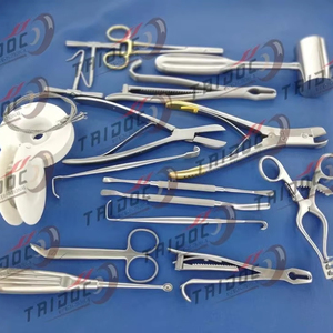 Ensemble d'instruments chirurgicaux orthopédiques vétérinaires en acier, 20 pièces, manuel - Product Image 1