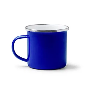 Mug en émail rétro Astoria, articles promotionnels personnalisés pour boissons - Product Image 3