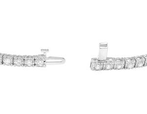 Bracelet de tennis en diamant cultivé en laboratoire en or jaune de qualité supérieure 10K coupe ronde bijoux de luxe classiques pour femmes - Product Image 6