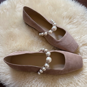 Chaussures mocassins pour femmes en peau de mouton de qualité supérieure, design unique, résistantes à l'usure, en cuir véritable et daim, ballerines décontractées - Product Image 4