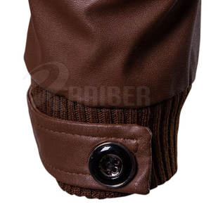 Veste en cuir de haute qualité Logo personnalisé Veste en cuir Vêtements à la mode Veste en cuir pour hommes - Product Image 6