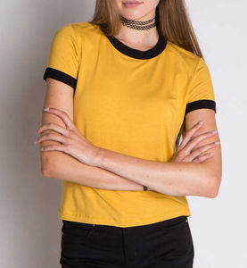 T-shirt décontracté pour femme, style streetwear, été, respirant, coupe ample, coton, logo personnalisé, vente en gros en usine, approvisionnement en vrac - Product Image 4