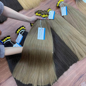 Venta al por mayor Mejor Precio 100% Remy Virgin Extensiones de cabello vietnamita Cabello humano a granel Cabello grueso de arriba a abajo - Product Image 2