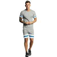 Ensemble de shorts de survêtement d'été pour hommes grande taille, écologique, design personnalisé, léger et respirant