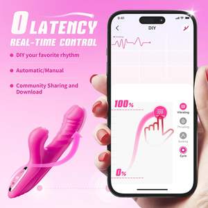 Вибратор-кролик для женщин, массажер-дилдо для точки G, секс-игрушка для стимуляции клитора, 10 режимов вибрации, функция имитации ласк, для пар, IPX7 - Product Image 4