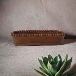 Bocaux à bougies brunes de luxe de style américain moderne, bols en bois de mangue fabriqués à la main pour mariage, noël et décoration intérieure, Offre Spéciale - Product Image 3