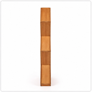Wooden Polygon Nail Polish Rack <b>Tabletop</b> 5 Tier <b>Storage</b> Organizer Modern Design Space Saving For Behind Doors Or <b>Tabletop</b> - Product Image 4