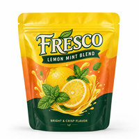 Sacs refermables personnalisés avec fermeture éclair, pochettes d'emballage alimentaire imprimées, sacs refermables en Mylar pour café, thé, noix, en-cas