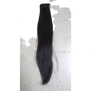 Natural Black Premium Raw Virgin Remy Human Hair Extensions <b>Bleached</b> Light Color Indian Machine Double Weft High Quality Silky - Product Image 5