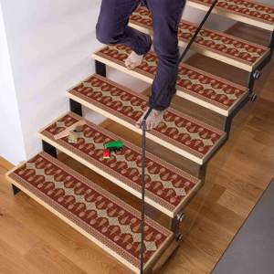 Kilim Design Printed Rug, Ethnic Pattern, Navajo, Modern, Stair Step,Goblen - Product Image 1