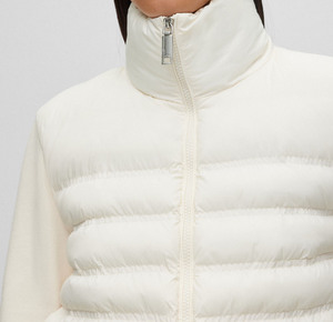 Custom <b>Embroidered</b> logo Streetwear Boxy <b>Jacket</b> Cotton New Arrived 2026 100% Polyester Cropped Zipper Puffer <b>Jacket</b> <b>Women</b> - Product Image 2