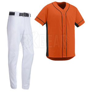 El mejor precio con bajo MOQ Ropa deportiva Uniforme de béisbol con tela transpirable de poliéster 100% diseñada para deportes - Product Image 2