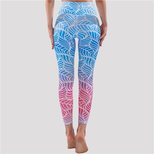 Custom Logo Yoga Pants High Quality Butt Lift Sublimation High Waist Work Out Leopard <b>Leggings</b> - Product Image 4