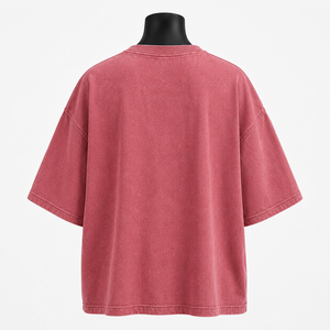 Camiseta de Algodón Extra Grande para Mujer, Cuello Redondo, Manga Corta, Estampado Floral, Corte Holgado, Estilo Primavera-Verano - Product Image 2
