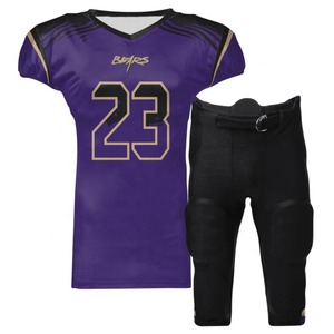 Jersey y Pantalones de Fútbol Americano, Diseño y Logotipo Personalizados, OEM ODM, Precio Accesible, MOQ Bajo, Venta al Por Mayor Directa de Fábrica - Product Image 1