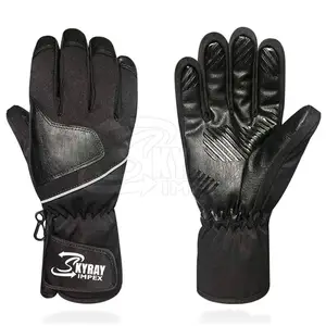 Qualité supérieure toutes tailles disponibles Gants de ski sur mesure Gants de snowboard pour hommes en cuir - Product Image 1