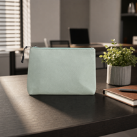 Pochette Ignifuge pour Documents, Portefeuilles Femme, Pochette de Voyage Tendance pour Dames, Organisateur pour Argent, Passeport, Trousse de Maquillage Étanche