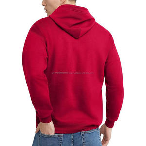 High Quality Heavyweight <b>Thermal</b> 100% Cotton <b>Men</b> Zip-up Hoodie Street Style Cropped Zip Hoodie basics cotton blended - Product Image 2