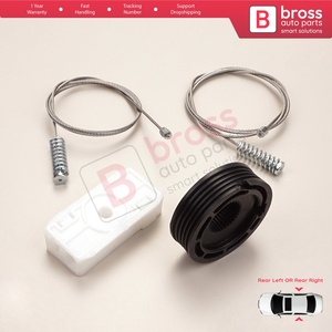 BWR1010 + ชุดซ่อมกระจก BWR5151, ด้านหลังสำหรับ XK8 XKR X100 1997-2006 Coupe เปิดประทุน C2N3913 C2N3914 - Product Image 6