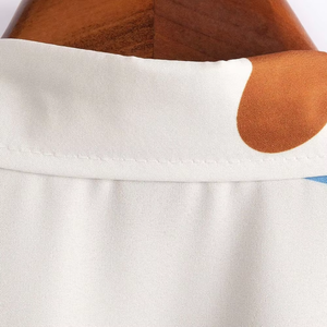 Chemises polo pour hommes Logo imprimé personnalisé Manches courtes Tissu en coton Mode Vêtements décontractés SERVICE OEM Chemises polo pour hommes grandes tailles - Product Image 3