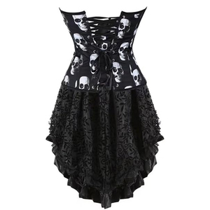 New Design Under Bust Blue <b>Corset</b> for Ladies/Cotton Fabric <b>Gothic</b> Lingerie for Women/Best Waist Trainer for Summer - Product Image 3