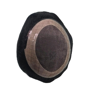 Taz Hair Bangladesh's High Quality Indian Hair <b>Wig</b> for <b>Men</b> Deep Wave Style Soft Mono Base Toupee Bangladeshi Hair System - Product Image 2