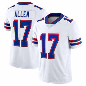 Camisetas de Fútbol Americano 17Josh Allen 3 Damar Hamlin 0 Keon Coleman 86 Dalton Kincaid VP Edición Limitada Cosidas 100% Poliéster - Product Image 3