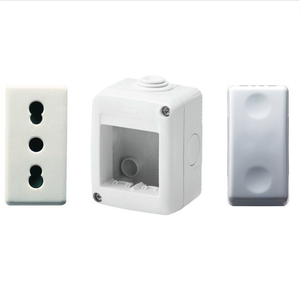 Per Gewiss interruttori a parete deviatore GW20576 bivalente presa GW20203 IP40 scatola a muro GW27002 - Product Image 1