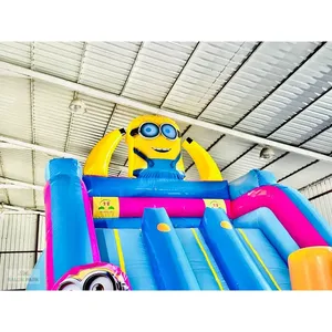 Tobogán Inflable con Temática de Minions de 8x5 Pies para Entretenimiento al Aire Libre - Product Image 6