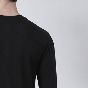 Retailer <b>Men</b> Long Sleeve <b>V</b> <b>Neck</b> Cotton <b>T</b> <b>Shirt</b> <b>V</b> <b>Neck</b> <b>T</b> <b>Shirt</b> Custom Logo <b>Men</b> Long Sleeve <b>V</b> <b>Neck</b> Tee - Product Image 2