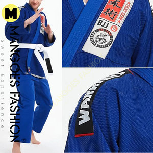 Kimono de Jiu-Jitsu Brésilien et MMA Léger, Respirant, Séchage Rapide, 240g, Unisexe, Pré-rétréci, Uniforme de Grappling 100% Coton, Couleur Bleue, Livraison Gratuite - Product Image 2