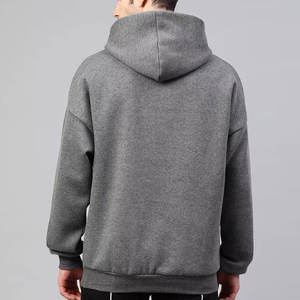 Sudadera con Capucha 100% Algodón para Hombre, Ropa de Calle para Invierno, Logotipo Personalizado Impreso, Secado Rápido y Color Único, Sudadera Lisa Teñida para Hombre - Product Image 3