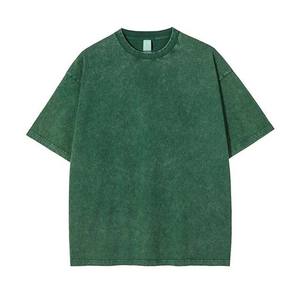 Haute qualité personnalisé surdimensionné blanc vêtements pour hommes Vintage coton t-shirts en gros acide lavage t-shirts été Streetwear sonnerie - Product Image 3