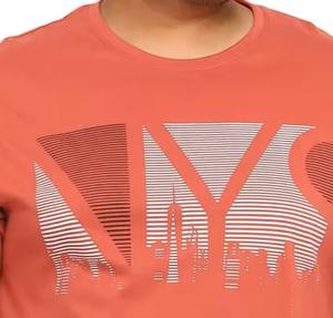 Col rond T-shirt grande taille en coton épais pour hommes T-shirts vierges à manches courtes de haute qualité pour la musculation musculaire de la plus haute qualité - Product Image 5