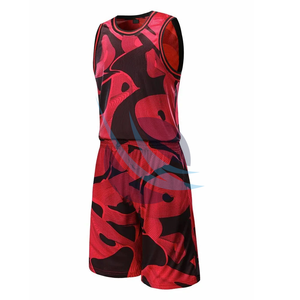 Conjunto de Uniforme de Baloncesto Transpirable Profesional Personalizado, Diseña Tu Propio Uniforme de Baloncesto Reversible Unisex sin Mangas - Product Image 1