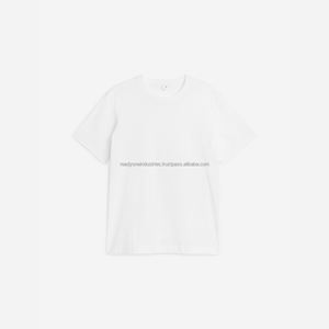 OEM 300GSM 100% coton uni manches courtes surdimensionné hommes T-shirt lourd presse à chaud impression Logo personnalisé T-Shirt pour hommes - Product Image 1