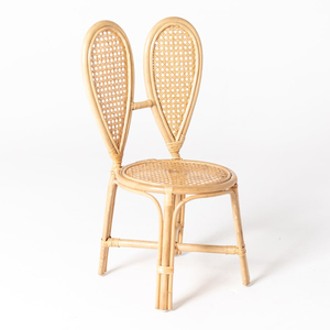 Silla de comedor de ratán Bunny Backest, hermosas sillas de mimbre para niños, precio competitivo. - Product Image 4