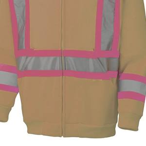 Nouveaux sweats à capuche haute visibilité pour hommes cousus sur mesure, anti-rides, respirants, de haute qualité, sweats à capuche haute visibilité pour hommes en vente en gros - Product Image 6