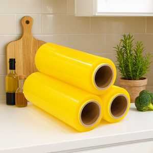 ม้วนฟิล์มห่ออาหารพีวีซีแบบสั่งทำสำหรับบรรจุภัณฑ์แบบยืดได้พร้อมบริการพิมพ์โลโก้ OEM ODM - Product Image 5