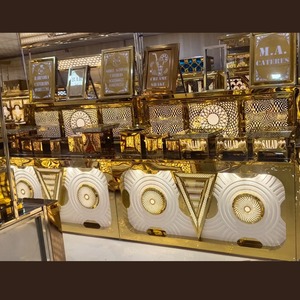 เคาน์เตอร์จัดแสดงโลหะที่ทันสมัยสำหรับโรงแรมและสวนสาธารณะสำหรับงานแต่งงานและการแต่งงาน - Product Image 1