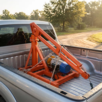 Nouvelle treuil électrique mini Anbo en acier de haute qualité 220V 500kg avec câble métallique, équipement de levage portable pour usage domestique et construction CE 1