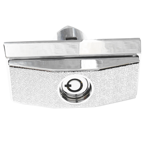 Serrure tubulaire à 2 clés à poignée en T à 7 broches en alliage de zinc chromé pour distributeurs automatiques de sécurité - Product Image 2