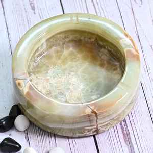 Tazón de Resina Japonesa de Lujo para Servir Ensaladas, Producto Hecho a Mano, Tazón de Resina Epoxi Natural Pulido de Primera Calidad, Color Azul, Gran Venta - Product Image 2