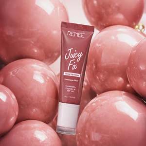 RENEE Juicy Fix Bálsamo Labial con Color SPF 30 - Cuidado Labial Hidratante Vegano con Sabor a Fresa 10g - Product Image 2