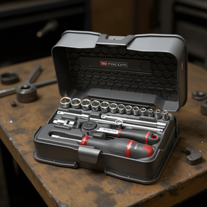 ชุดซ็อกเก็ตเฟคอม 19 ชิ้น ขนาด 1/4 นิ้ว เมตริก 6 จุด - Product Image 3