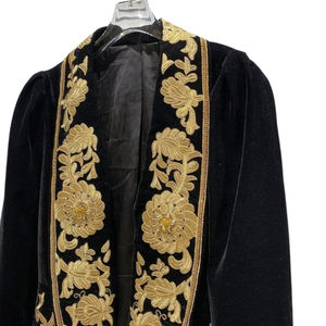 Chaqueta Blazer de Traje para Mujer, de Moda Invernal, Lisa, Teñida, Transpirable, Ecológica, Rellena de Poliéster y Terciopelo - Product Image 3