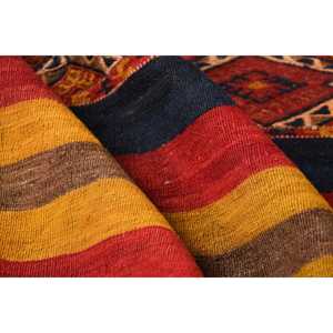 2.3x3.2 ft Vintage Kilim Rug, Turkish Rug, <b>Red</b> Floral <b>Wool</b> Rug - Product Image 5